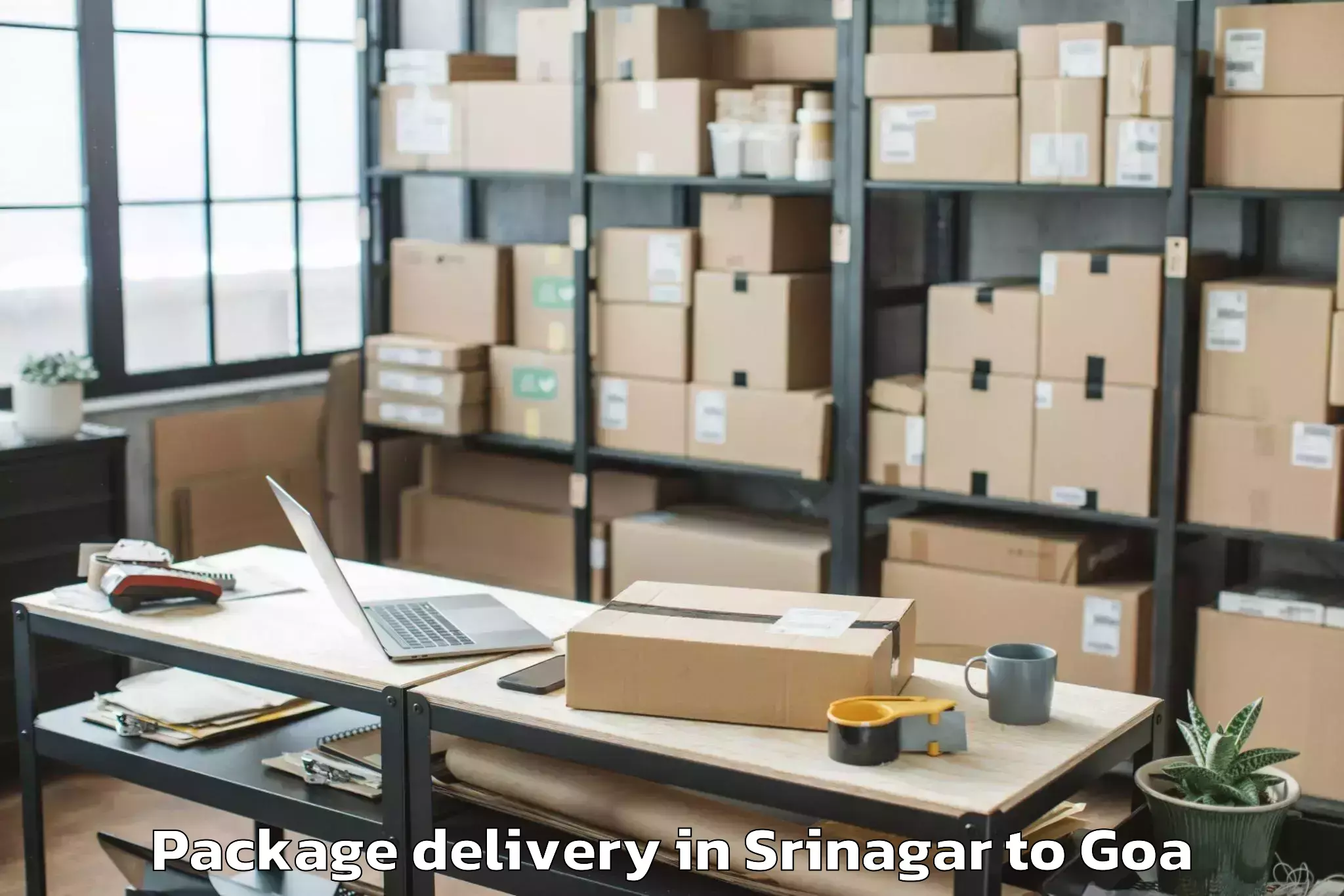 Book Srinagar to Aradi Socorro Package Delivery Online